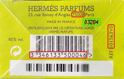 hermes perfume batch code|Hermes perfume expiration date.